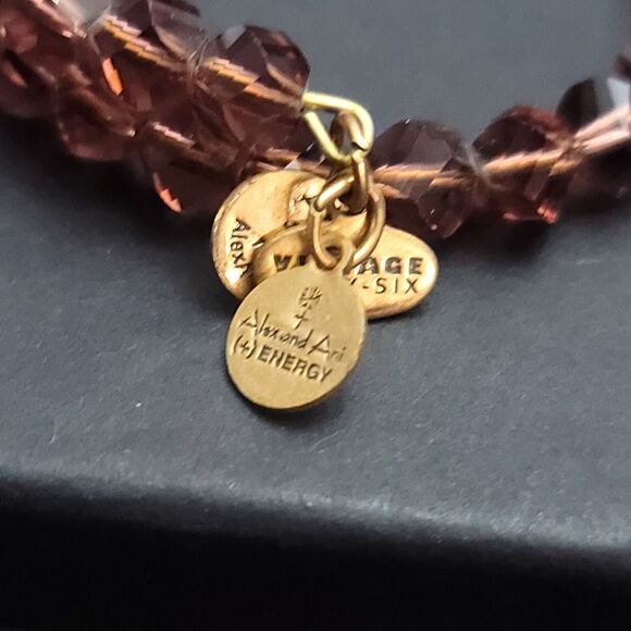 Alex and Ani Plum Mirage Wrap Bracelet - Picture 6 of 7